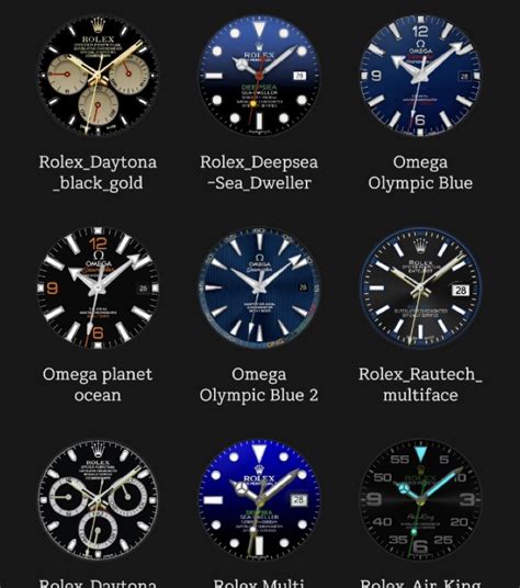 rolex watch face for galaxy watch gwd|rolex watch face for smartwatch.